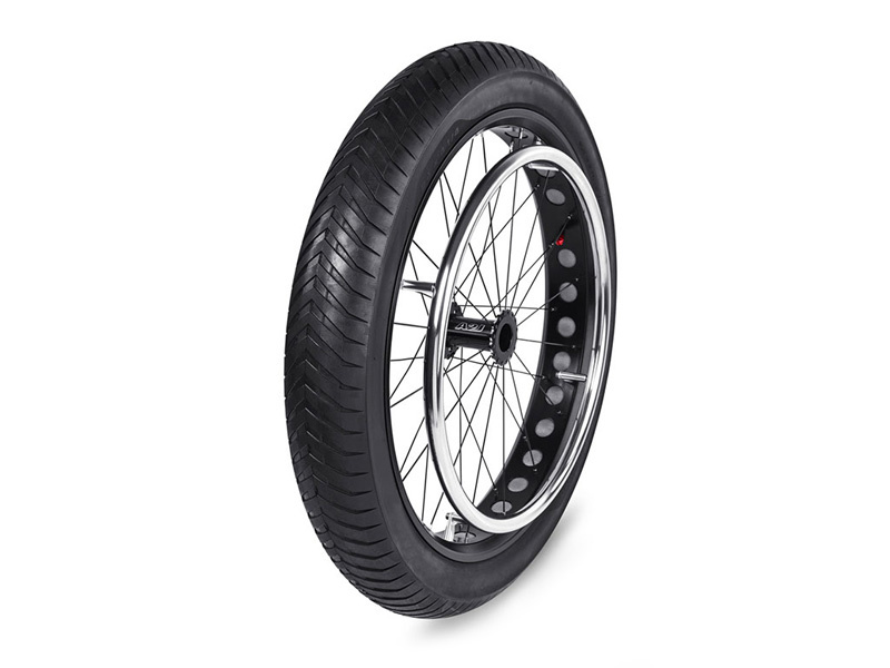 Fat-Bike Rad, Decke 24 x 3.0 schwarz